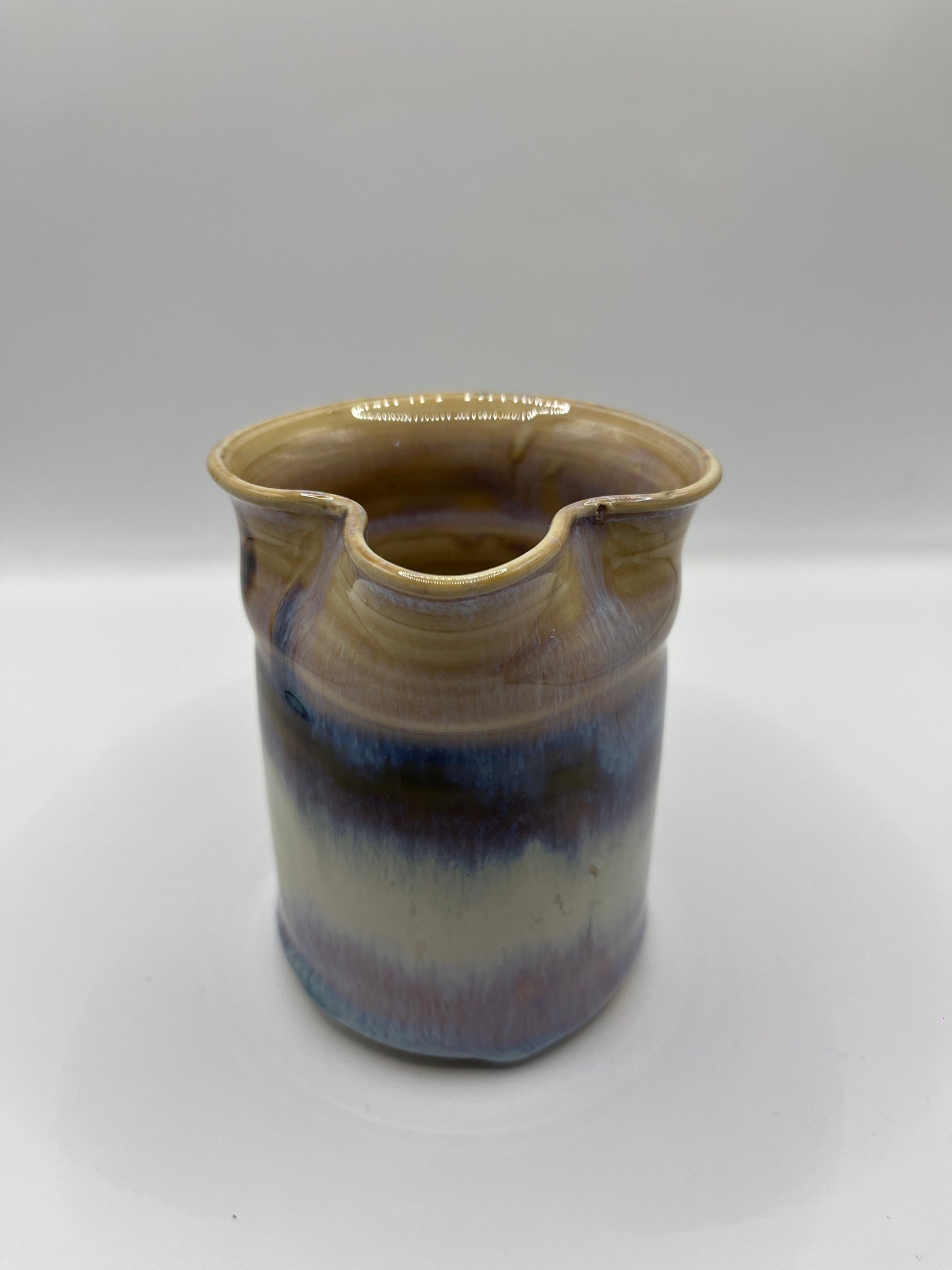 Beautiful Hand Thrown Drip Glaze Creamer