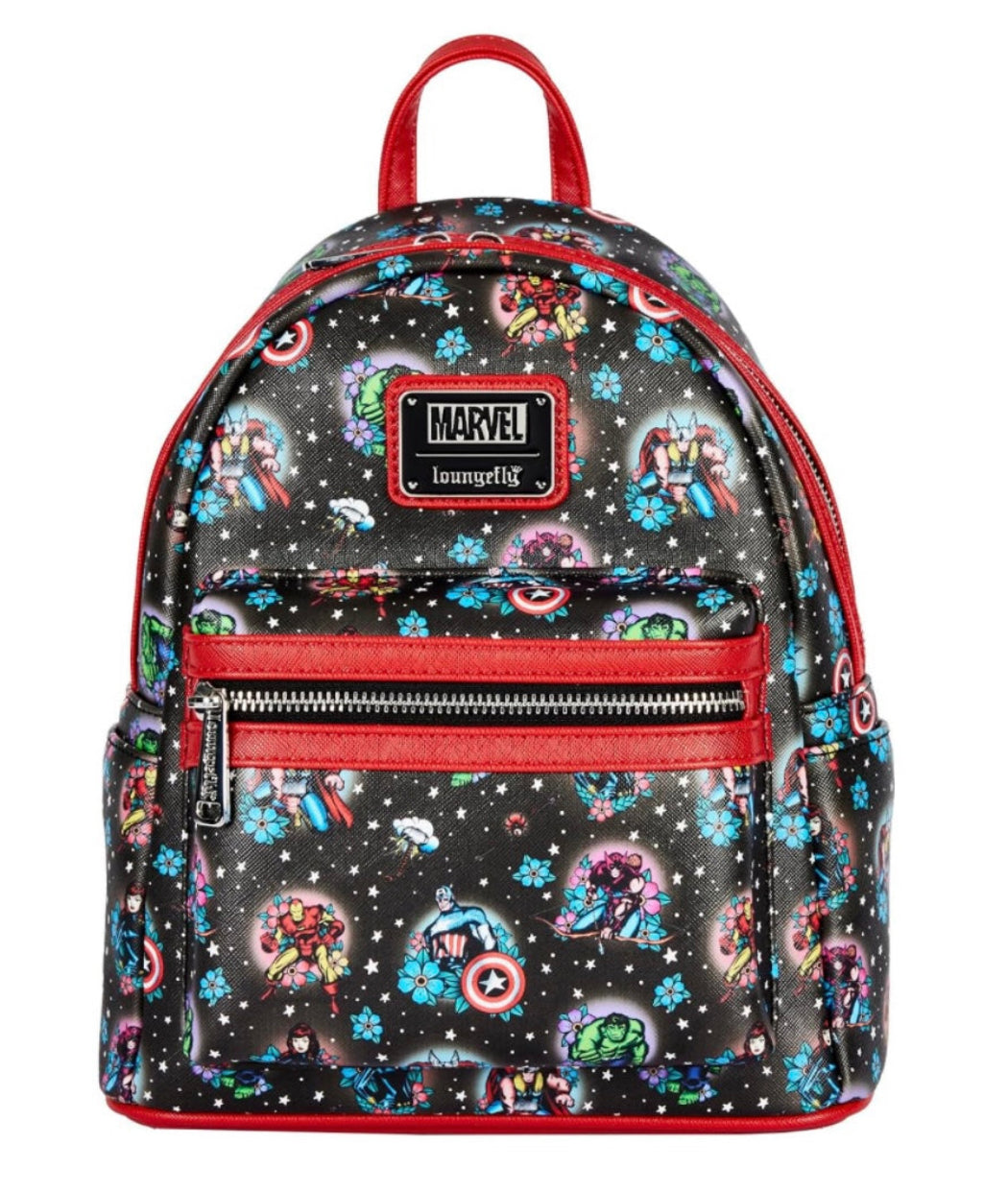 Marvel Avengers Tattoo LOUNGEFLY Mini Backpack