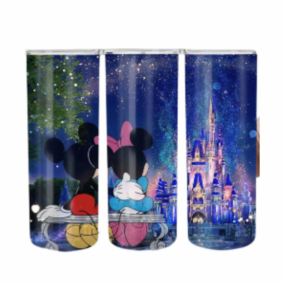 Disney Magic Custom Made Steel 20oz Tumbler NEW