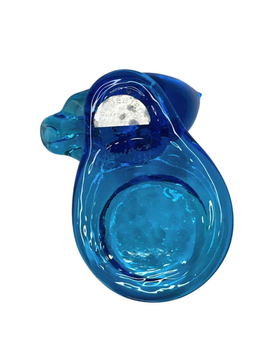 Leo Ward Blue Bird of Happiness Tea Light Holder￼