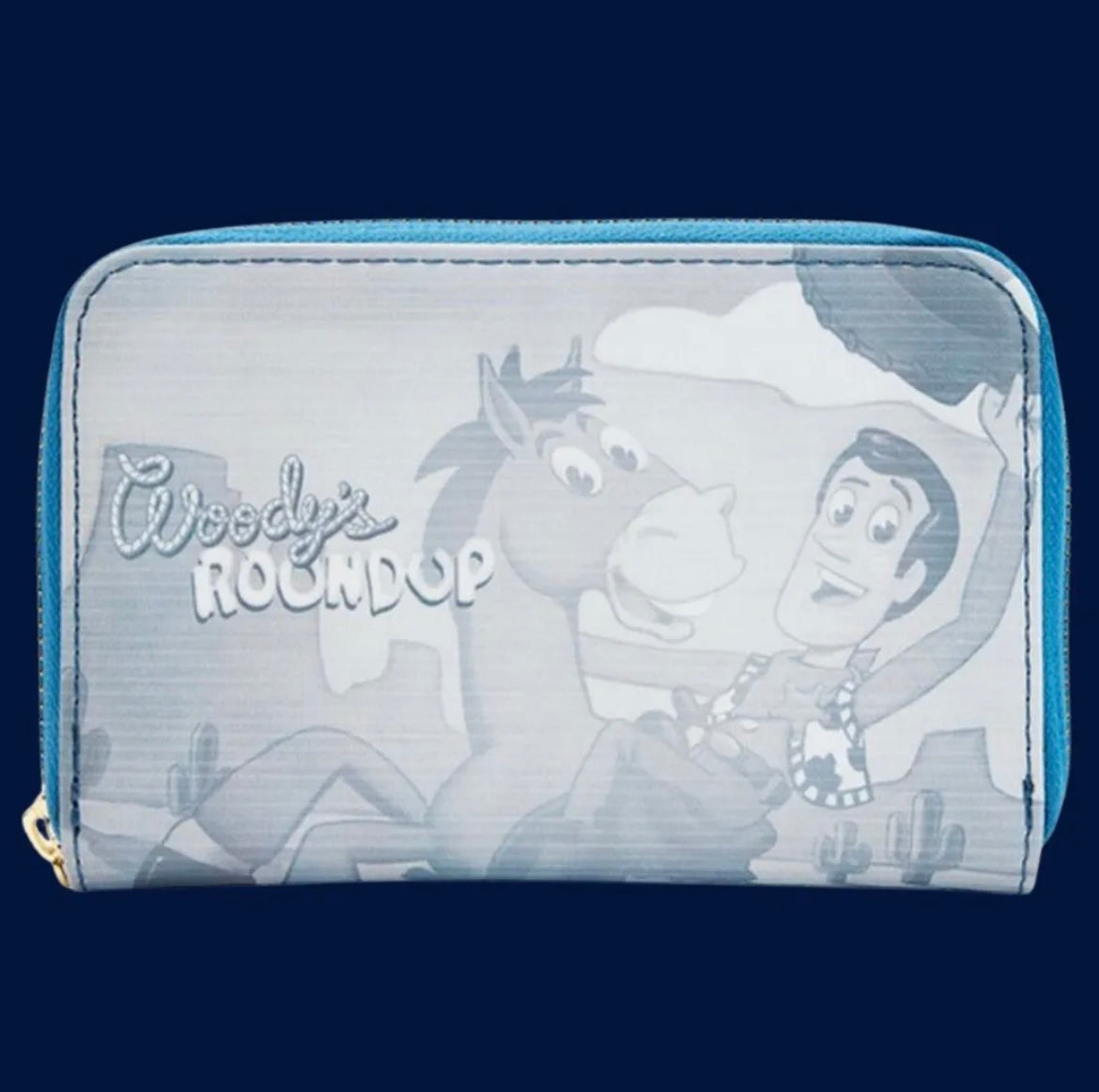 LOUNGEFLY Disney Toy Story Woody’s Roundup Zip Around Wallet