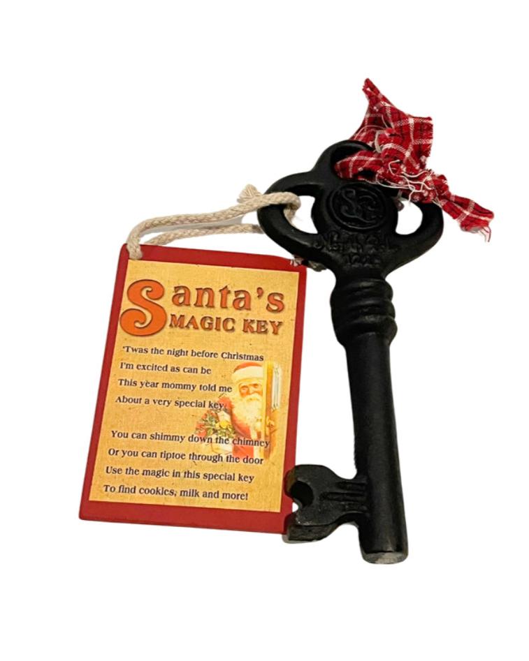 Santa’s Magic Key New Cast Iron Key North Pole 1225 with Tag