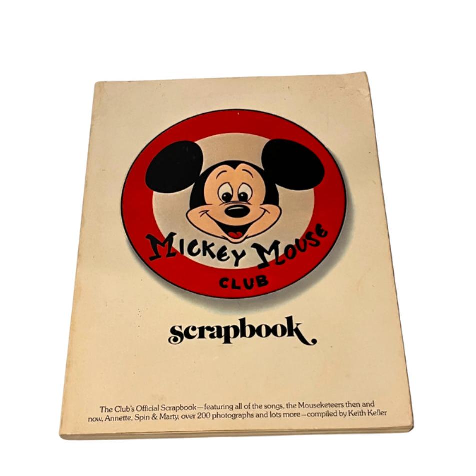 Vintage 1970s Mickey Mouse Club Scrapbook