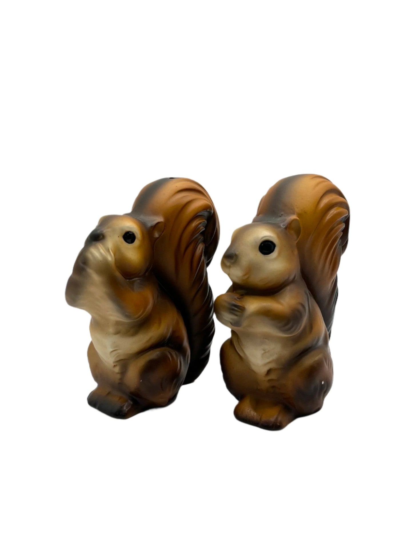 Made in Japan Vintage Squirrel Salt & Pepper Shakers Ceramic