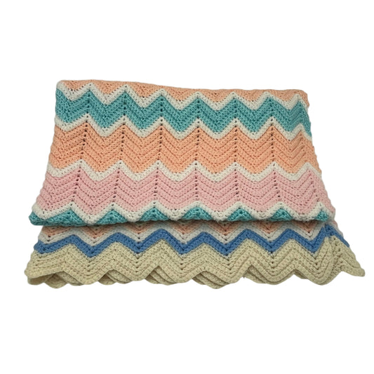 VNT Crochet Chevron Pattern, Thrown Blanket