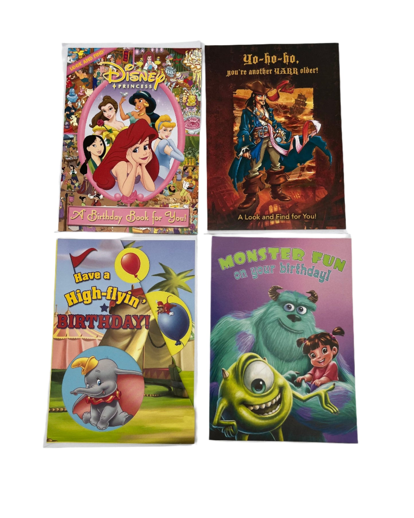 Set of 4 Disney Cards Set (E)