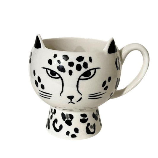 Tabletops Gallery Leopard Cat Mug ￼