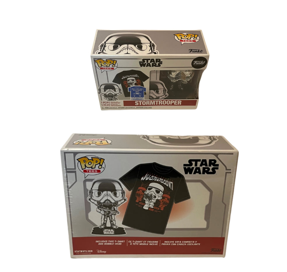 NEW Star Wars Funko Pop Stormtrooper T- Shirt Combo Pack Size LG