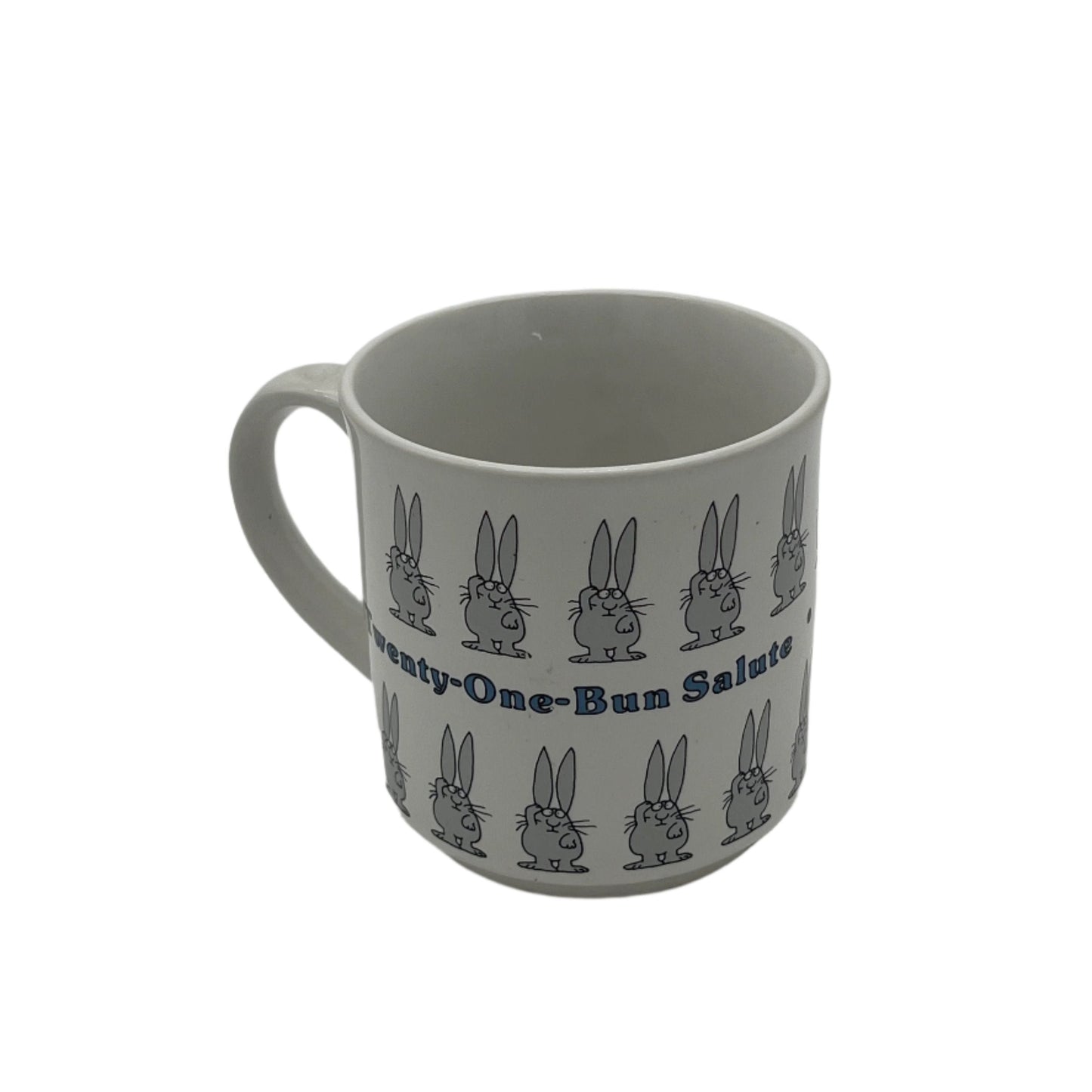 A Twenty-One Bun Salute Bunny Mug