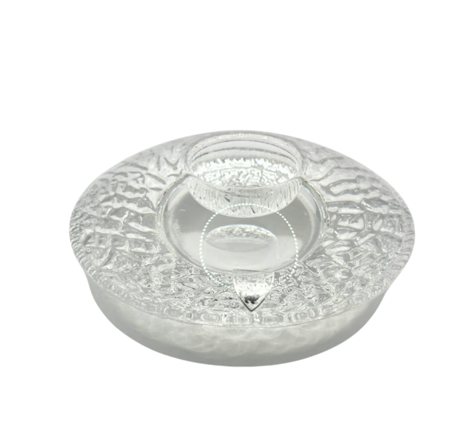 Orrefors Crystal Discus
Votive Candle Holder