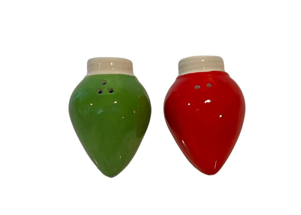 New Christmas Lights Salt and Pepper Shakers