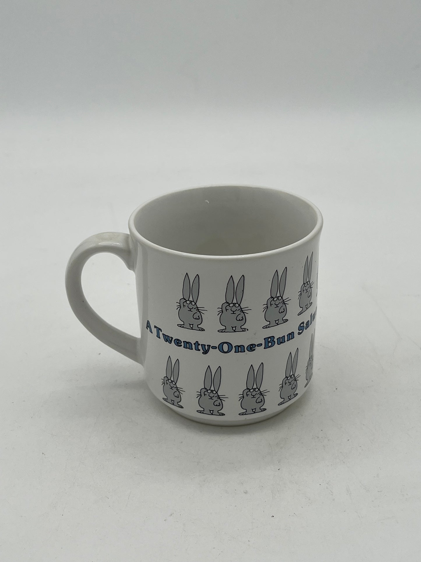 A Twenty-One Bun Salute Bunny Mug