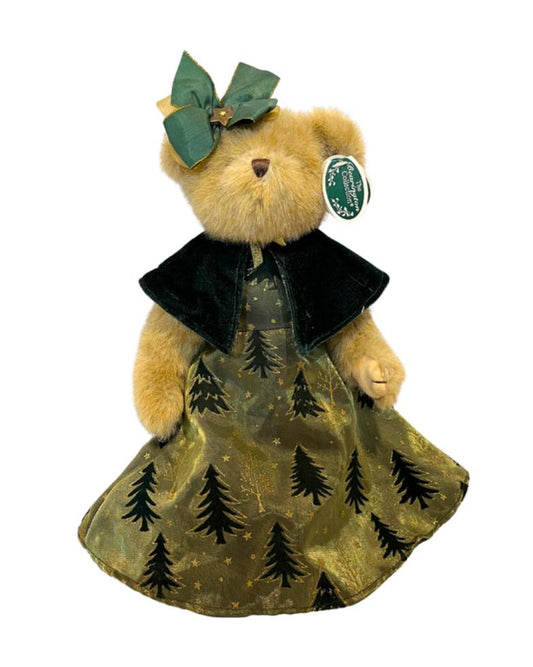 14" Bearington Collection  Series Evelyn Evergreen Bear  with Tags