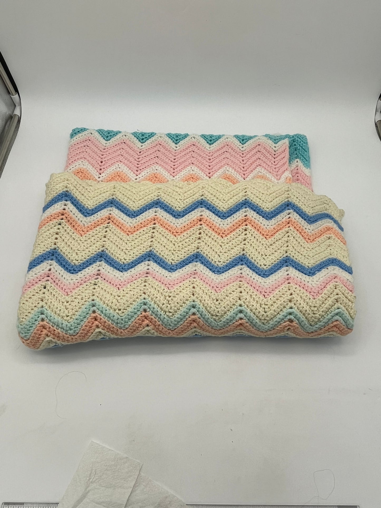 VNT Crochet Chevron Pattern, Thrown Blanket