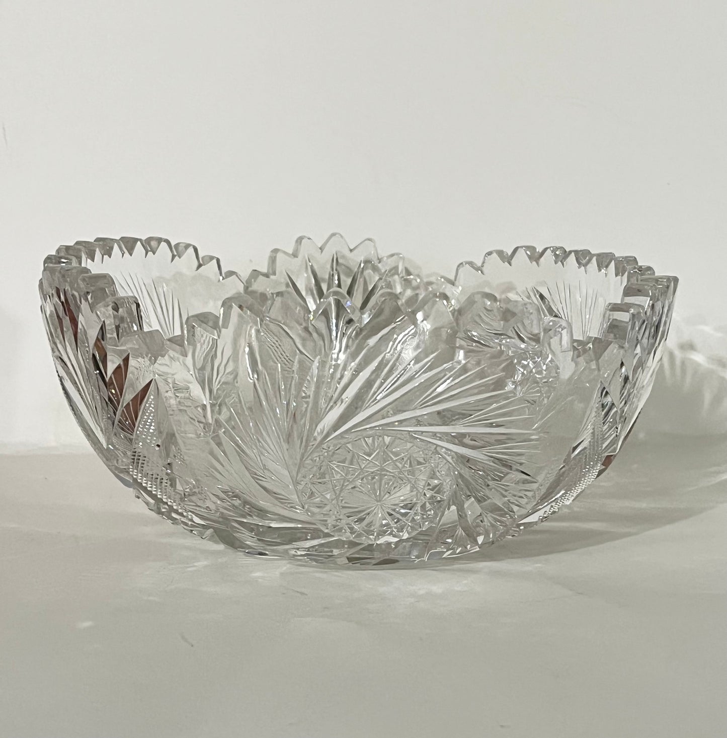 American Brilliant Period Cut Glass Bowl