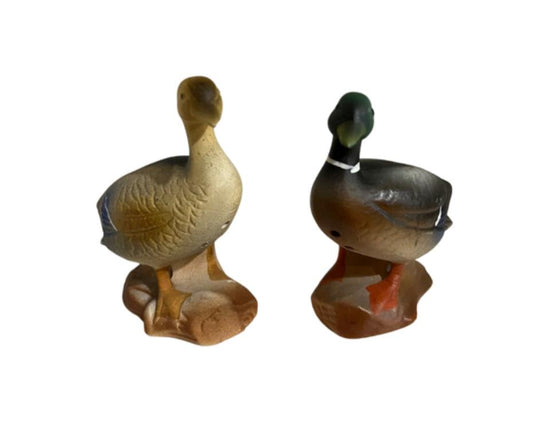 Vintage Duck Couple Salt and Pepper Shakers