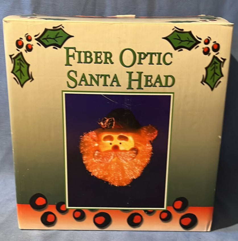 Fiber Optic Santa Head