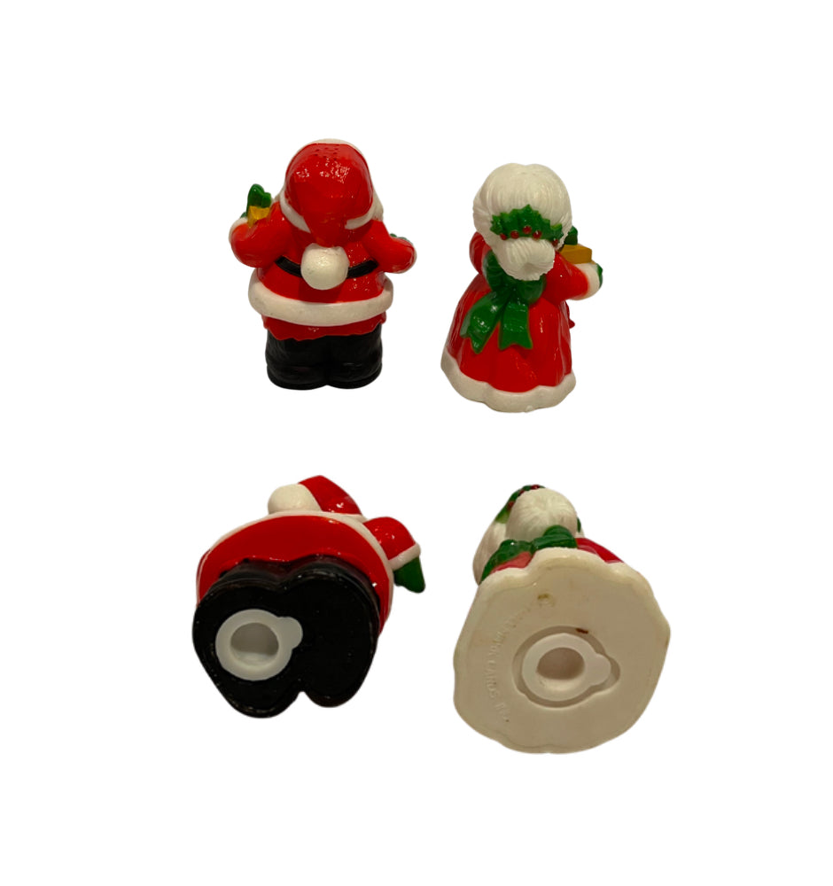 Vintage Hallmark Mr. & Mrs. Claus Salt and Pepper Shakers