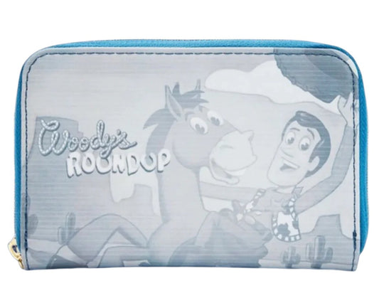 LOUNGEFLY Disney Toy Story Woody’s Roundup Zip Around Wallet