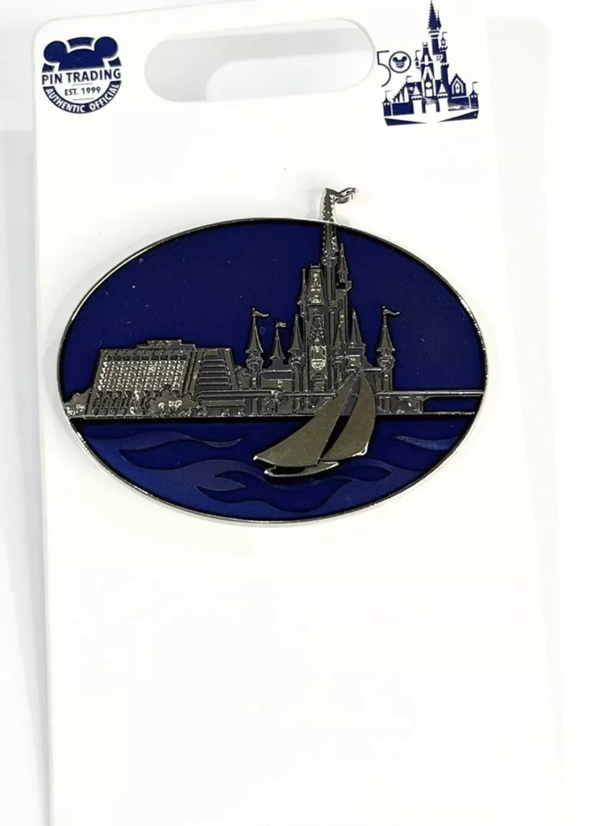 Walt Disney World 50th Anniversary Pin Contemporary Resort NEW