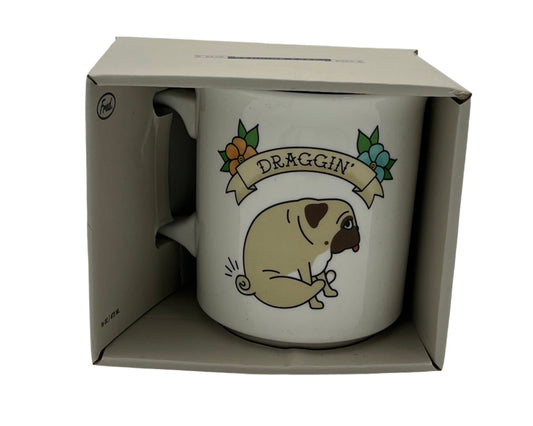 New in Box Genuine Fred Say Anything “ Draggin’” Mug