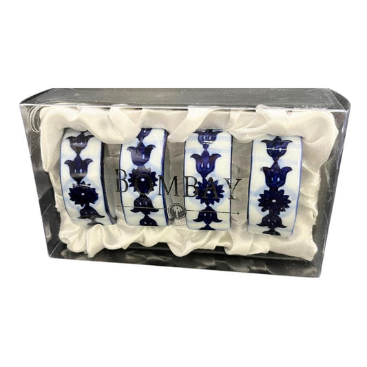 Bombay Porcelain Napkin Rings