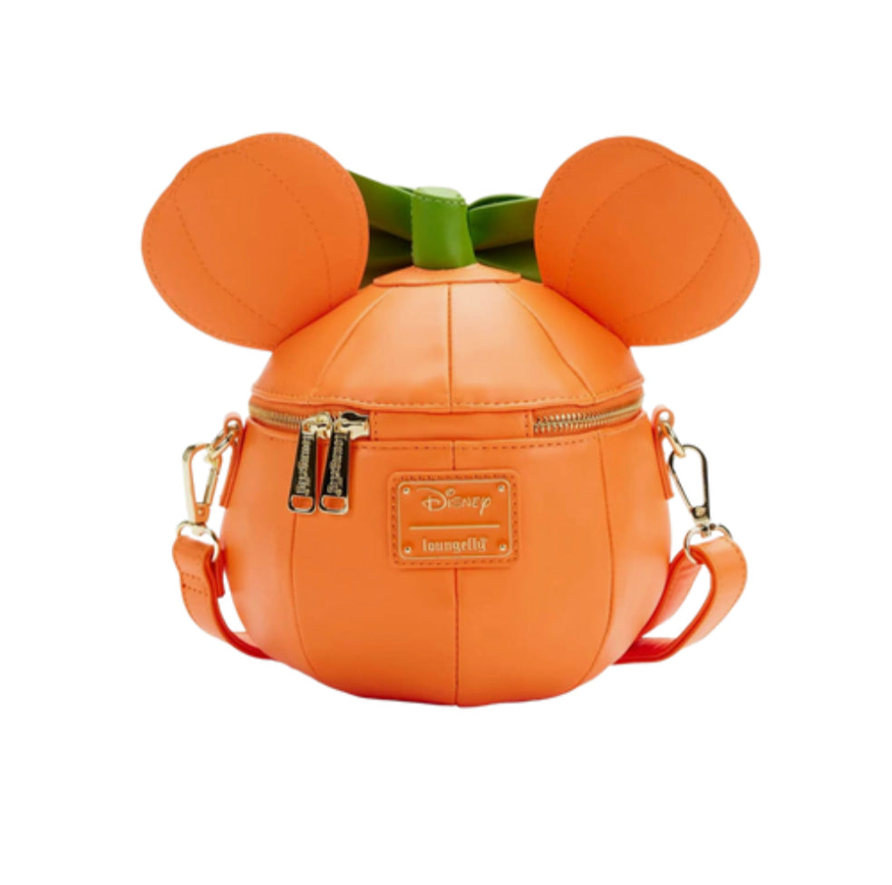 Disney’s Minnie Mouse Jack-O-Lantern ￼Cross Body Loungefly