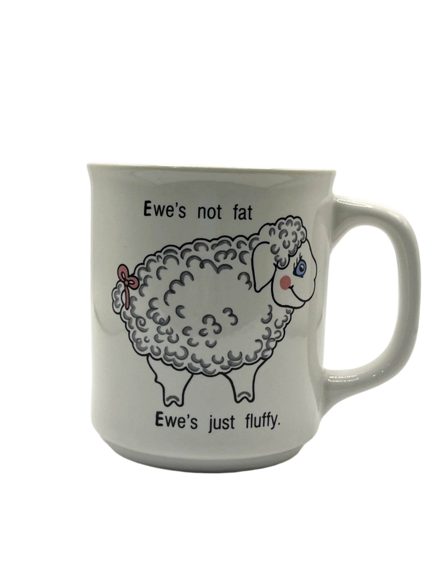 VNT House of Lloyd " Ewes Not Fat Ewes Just Fluffy" Coffee Mug