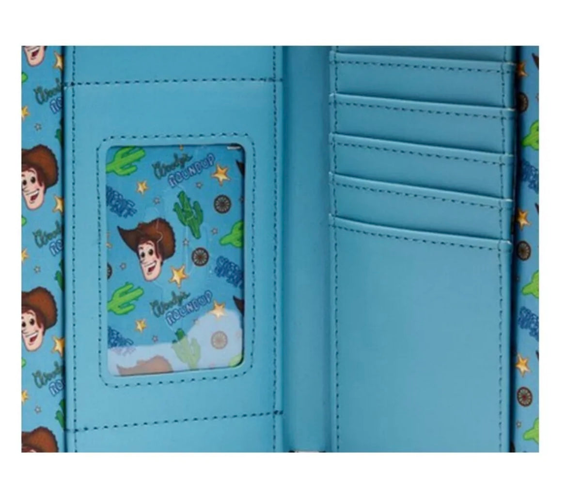 LOUNGEFLY Disney Toy Story Woody’s Roundup Zip Around Wallet