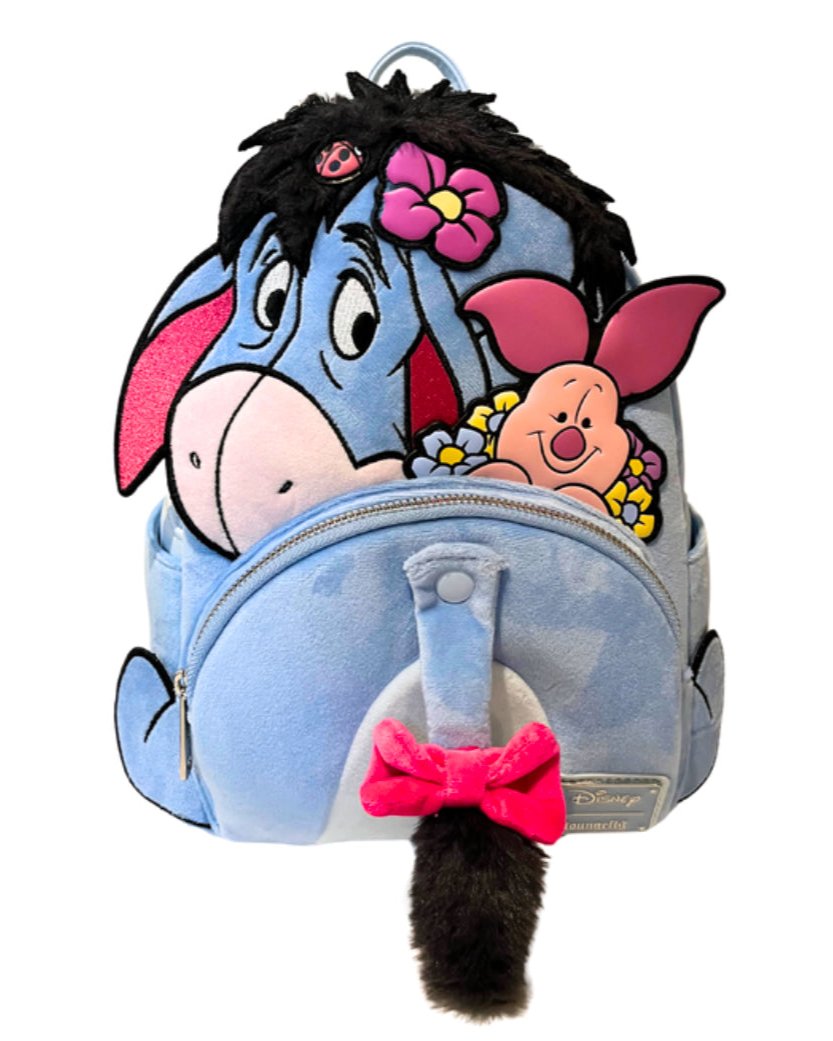 New Disney Loungefly Eeyore of Winnie the Pooh Hard Tag Backpack