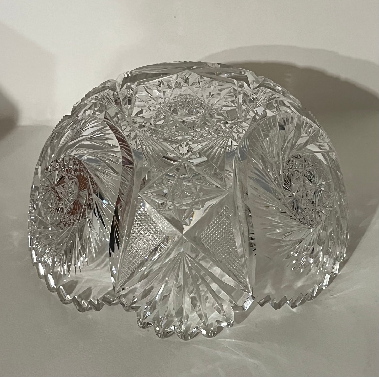 American Brilliant Period Cut Glass Bowl