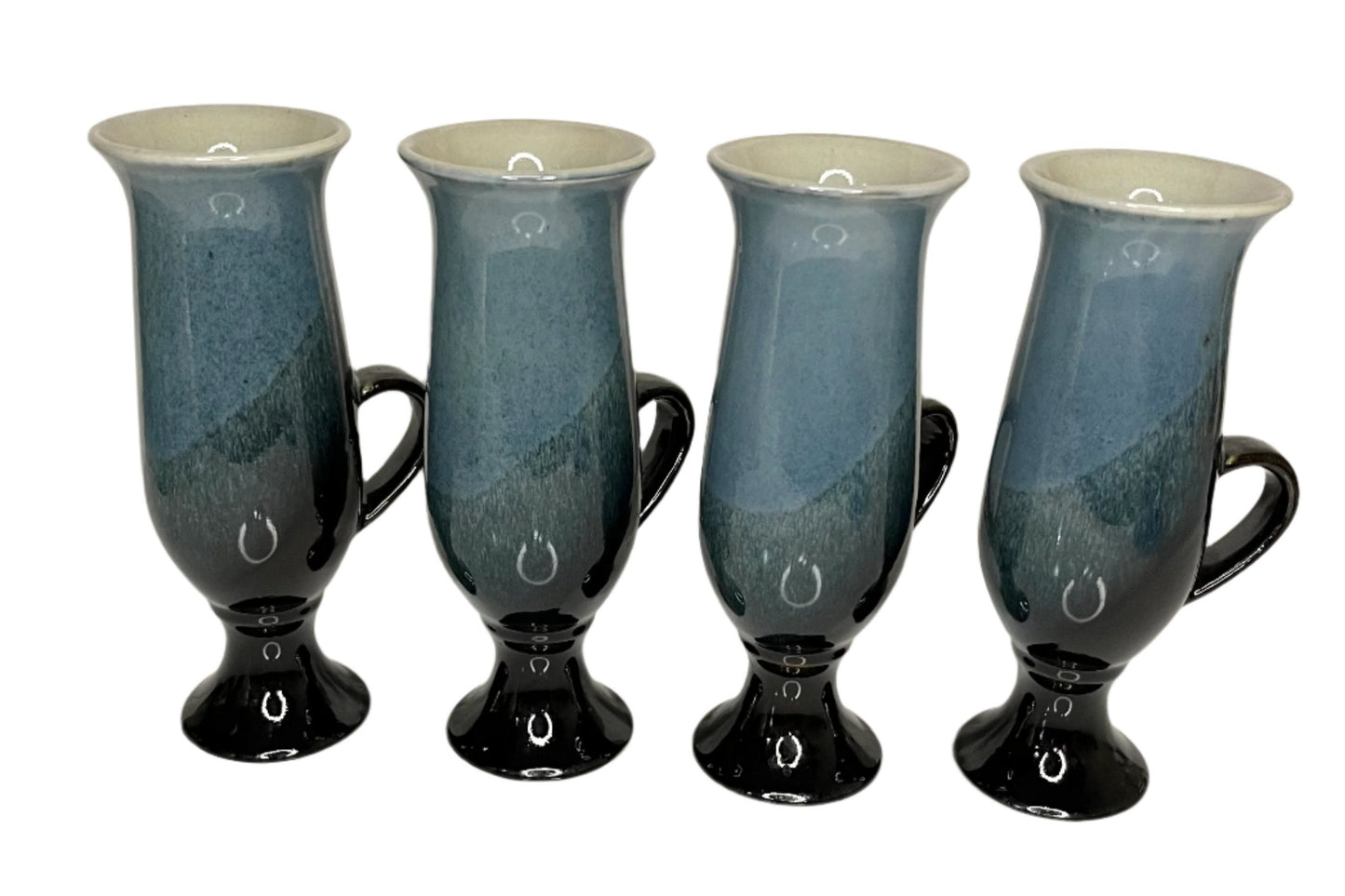 Otagiri Japan Stoneware Tall Footed IrishCoffee Mugs