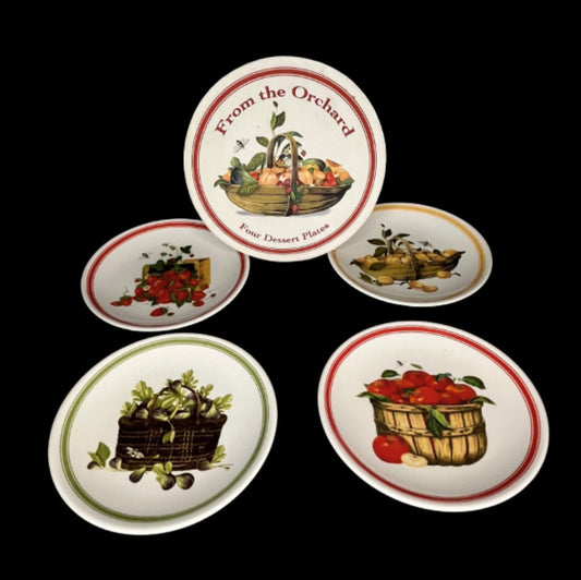 Mary Lake Thompson From the Orchard Dessert Plates, set of 4