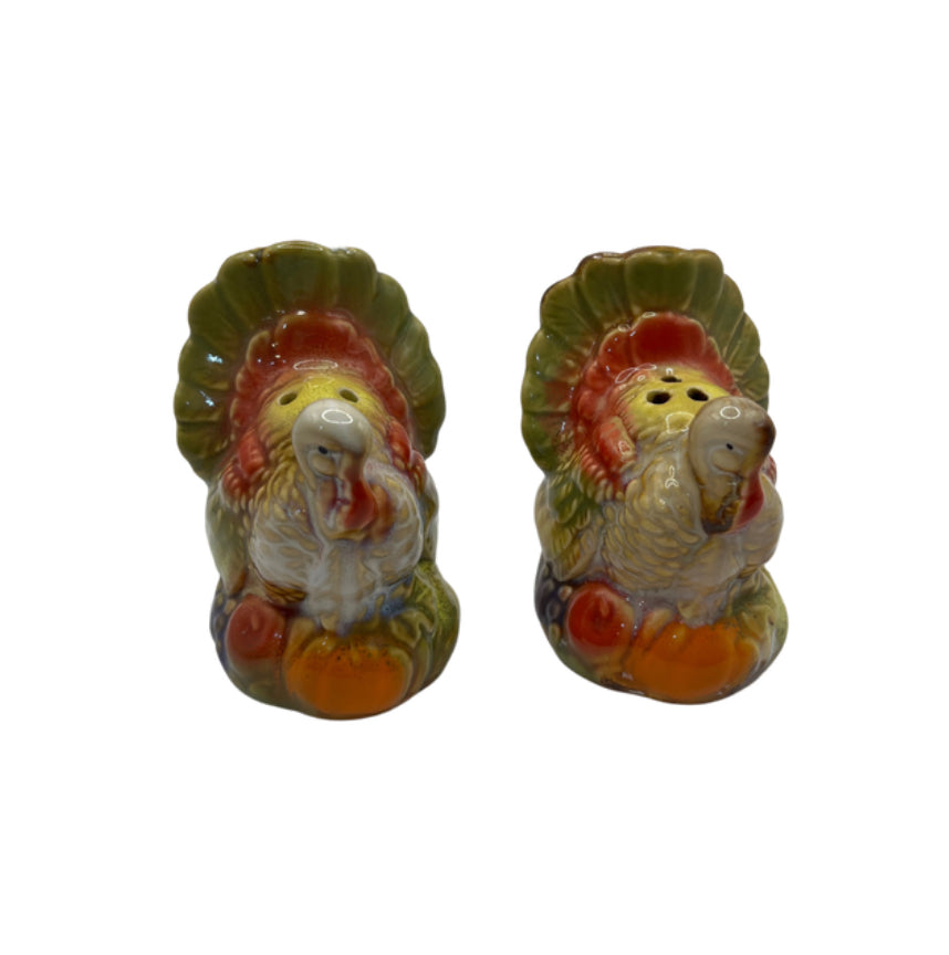 Vintage Turkey Salt and Pepper Shakers