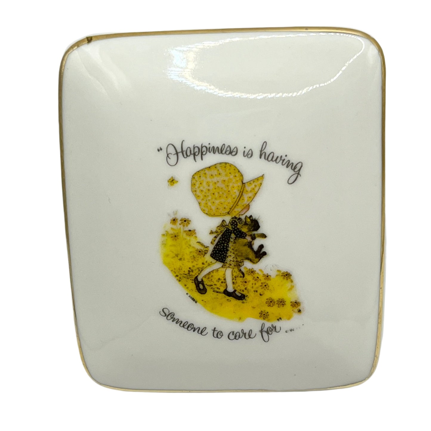 Holly Hobby Trinket Box “Happiness is having someone to care for.”