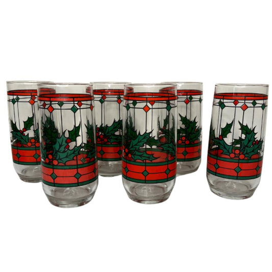 Anchor Hocking Vintage Christmas Tumblers (set of 6)